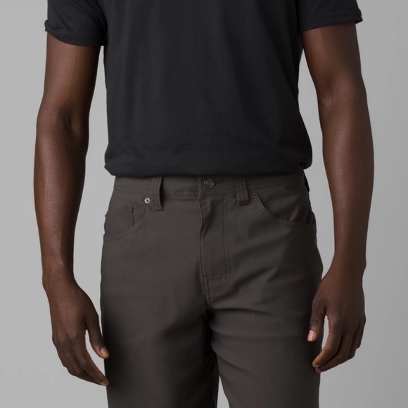 (A53) PRANA Men's Brion 9" Shorts in Charcoal, Size 28, NWT - Picture 12 of 13